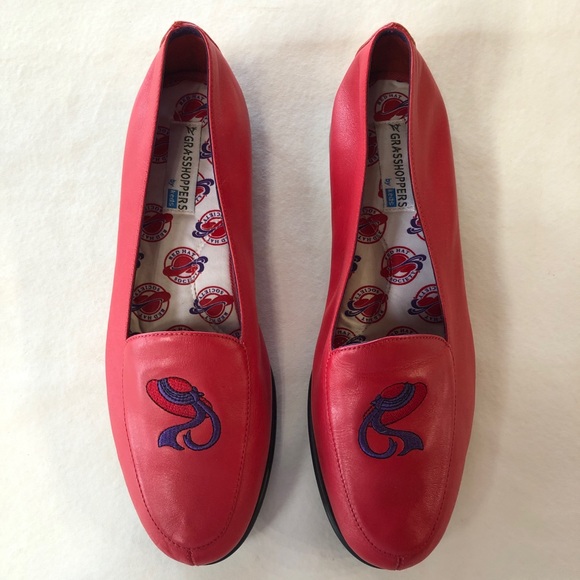 KEDS Jazztime Red w/Hat Leather Loafers Red Hat Society (7.5M) - Picture 3 of 17